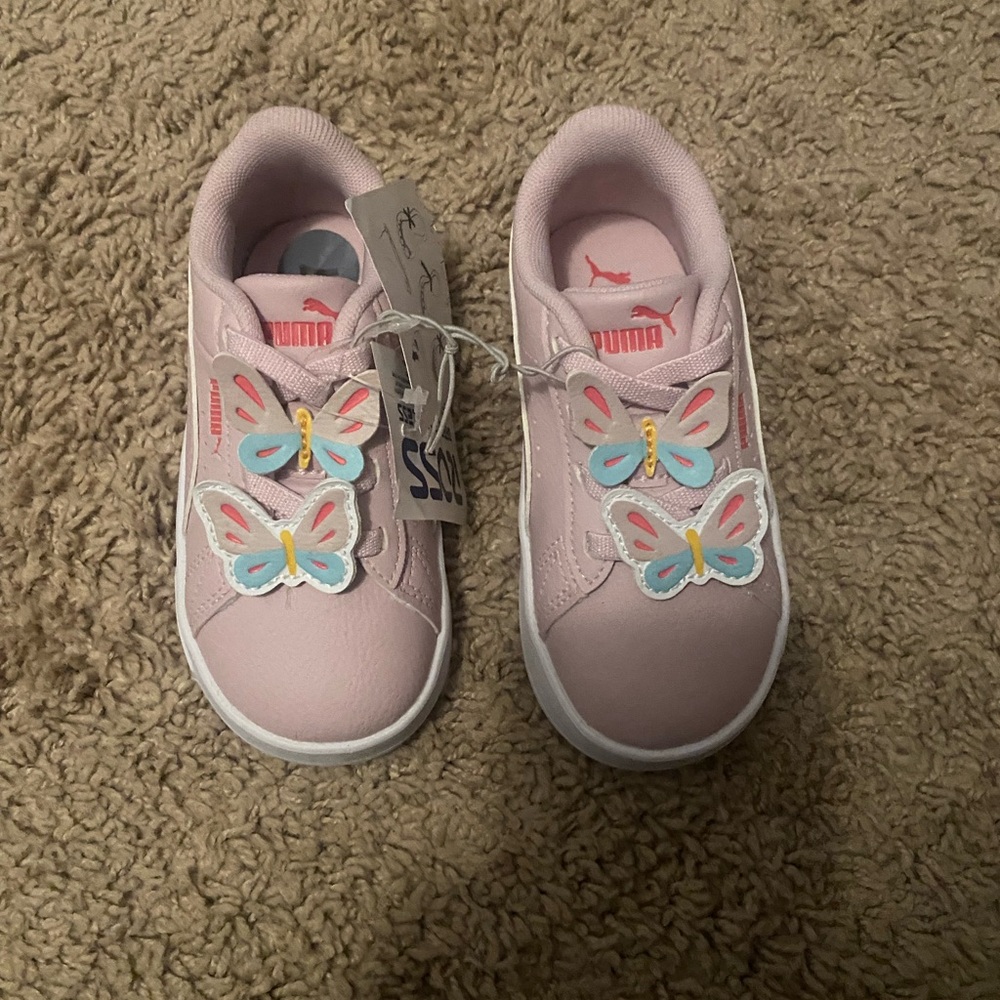 Puma Toddler' Pink Butterfly Sneakers